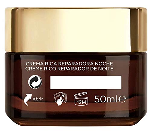 L'Oréal Paris Age Perfect Nutrición Intensa - Crema Rica Reparadora de Noche para Pieles Maduras y Desnutridas - 50 ml