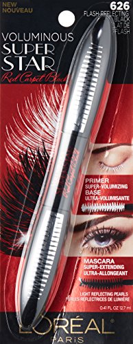 L'Oreal Paris Cosmetics Voluminous Superstar Red Carpet Mascara, Extra Black, 0.41 Fluid Ounce by L'Oreal Paris