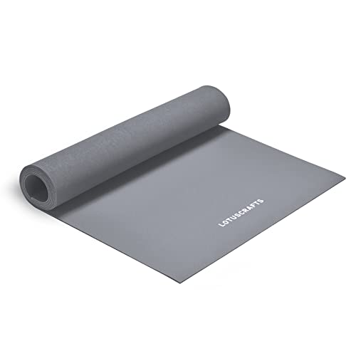 Lotuscrafts Esterilla Yoga Antideslizante Natural Caucho Oeko - 100% Natural y EcolÛgica - Colchoneta Yoga Antideslizante Ecologica - Esterilla Pilates y Yoga - Alfombra Yoga - Eco Yoga Mat Rubber