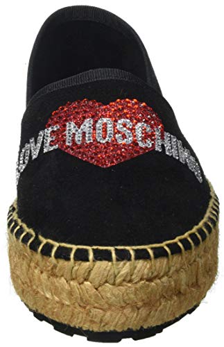 Love Moschino SS21, Mule Mujer, Negro, 39 EU