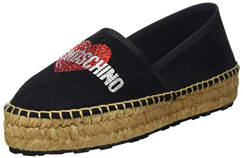 Love Moschino SS21, Mule Mujer, Negro, 39 EU