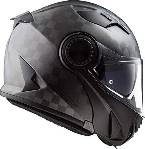 LS2 Casco de moto FF313 VORTEX MATT CARBON, Negro, XL (503131098XL)