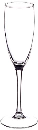 Luminarc Copa de Flauta para vinos espumosos, 6 Copas, 6 Unidad (Paquete de 1), 6