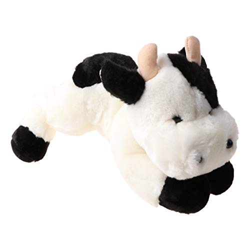 LuohuiFang Linda vaca de pie acostada vaca vaca felpa muñeca peluche peluche suave peluche juguete - posición de pie 25 cm