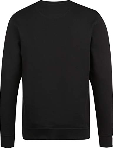 Lyle & Scott de los Hombres Sudadera Crew, Negro, L