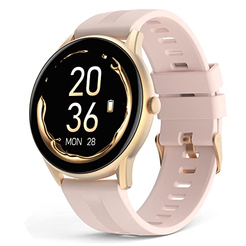 Lytimes Reloj Inteligente Mujer, Smartwatch Hombre Oxígeno Sanguíneo (SpO2), Ritmo Cardíaco, Sueño, Pulsera Actividad Inteligente Impermeable IP68, Reloj Deportivo Regalo para Android & iOS