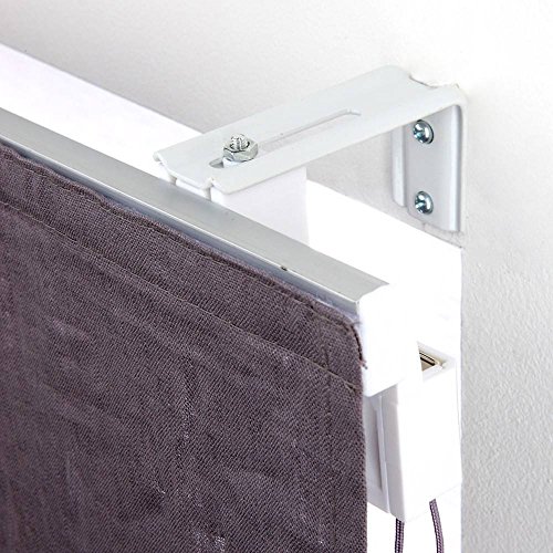 MADECO U1 - Escuadras de pared fijas, color blanco