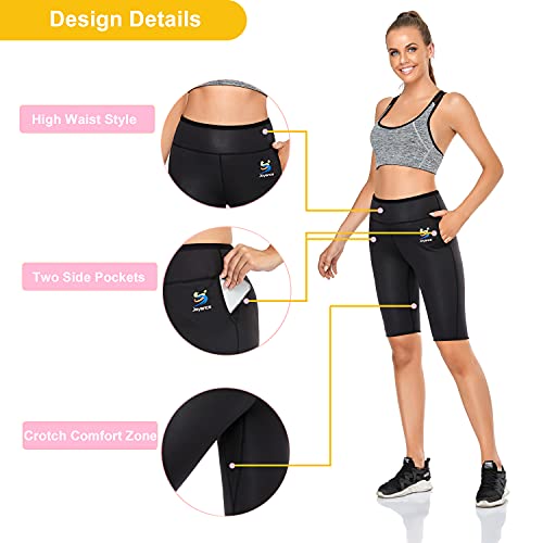 Mallas Cortas Mujer Reductoras Adelgazantes, Leggins Cortos Push UP, Short Deportivo, Pantalones Cortos Jogger de SCR-5500 - Efecto Sauna & Body Reductor - Running Fitness