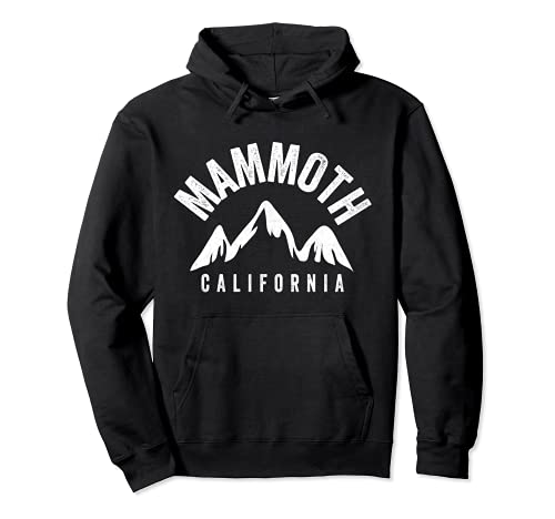 Mammoth California Basic CA Snowboard y Ski Skyline Sudadera con Capucha