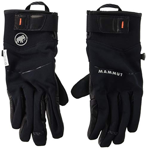 Mammut Astro Guide Guantes de Escalada, Unisex Adulto, Negro, 17-18 cm