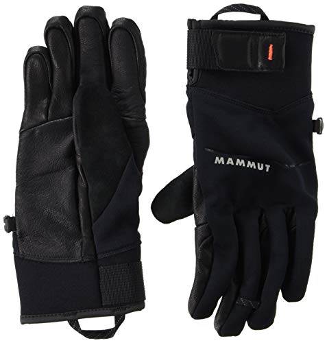 Mammut Astro Guide Guantes de Escalada, Unisex Adulto, Negro, 17-18 cm