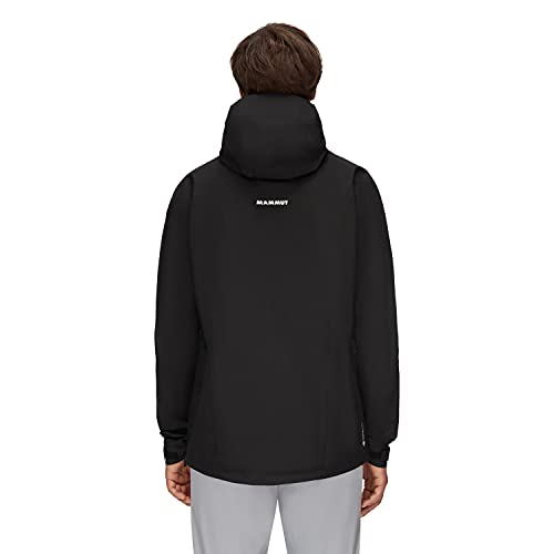 Mammut Convey Tour con Capucha Chaqueta rígida, Blanco y Negro, XL para Hombre