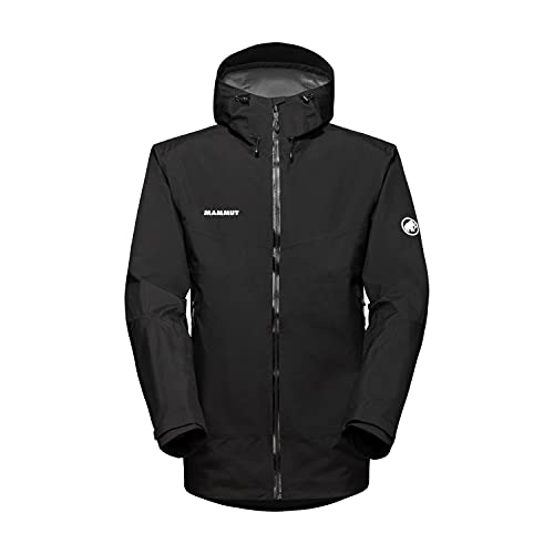 Mammut Convey Tour con Capucha Chaqueta rígida, Blanco y Negro, XL para Hombre