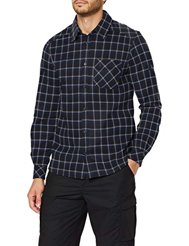 Mammut M/L Belluno Tour - Camisa, Hombre, Negro(Black-Marine)