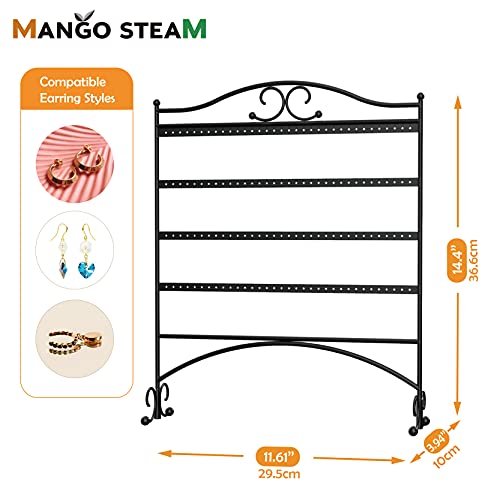 Mango Steam Organizador de Joyas para Pendientes, Negro