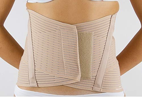 MANIFATTURA BERNINA Sana 5175 (Talla 5) - Faja Lumbar ortopédica Apoyo para Espalda con Varillas en Material Transpirable