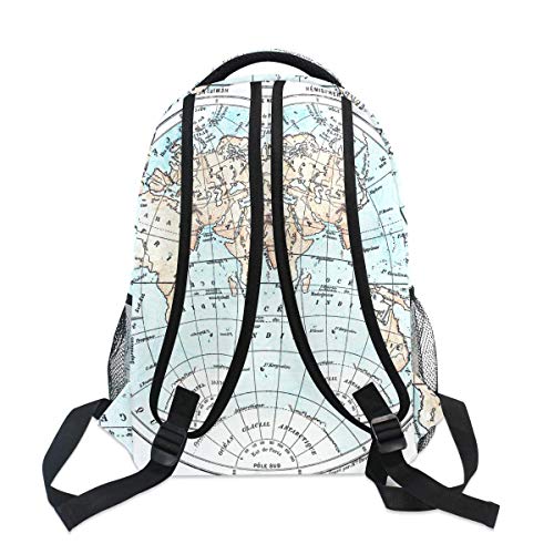 Mapa del Mundo político Mochila para niños Mochila Escolar para niñas Niños Adolescentes