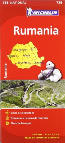 Mapa National Rumanía (Mapas National Michelin)