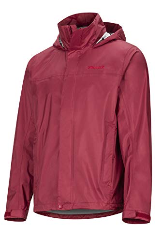 Marmot Precip Eco Jacket Chubasqueros, Chaqueta Impermeable, A Prueba De Viento, Impermeable, Transpirable, Hombre, Brick, M