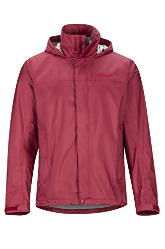 Marmot Precip Eco Jacket Chubasqueros, Chaqueta Impermeable, A Prueba De Viento, Impermeable, Transpirable, Hombre, Brick, M