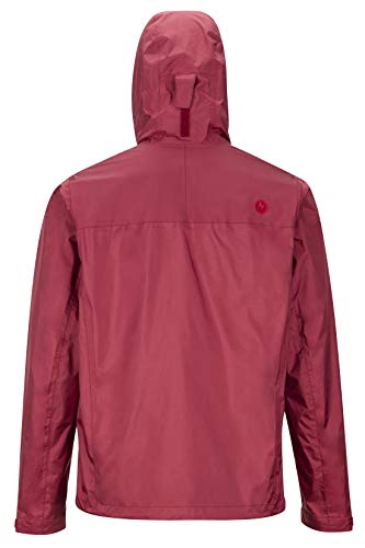 Marmot Precip Eco Jacket Chubasqueros, Chaqueta Impermeable, A Prueba De Viento, Impermeable, Transpirable, Hombre, Brick, M