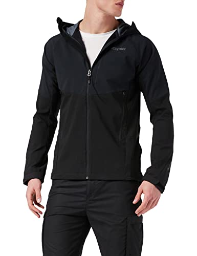 Marmot ROM Jacket Chaqueta Softshell, Chaqueta Outdoor, Anorak, Repelente Al Agua, Transpirable, Hombre, Black, M