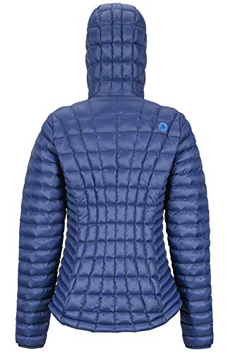 Marmot Wm's Featherless Hoody Chaqueta Aislante, Abrigo para Exteriores, Anorak Resistente Al Agua, Resistente Al Viento, Mujer, Arctic Navy, L