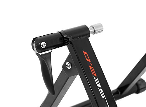Massi Pulse 2.0 Remoto Rodillo magnético de Ciclismo (Sistema de fijación rápida, máxima Estabilidad, Deportes al Aire Libre, Negro, MTB26´´-27.5´´