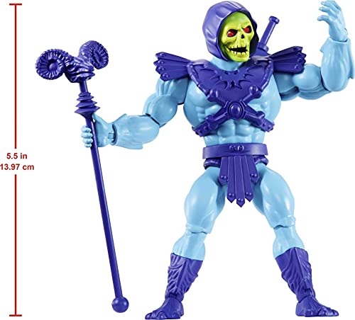 Masters of the Universe Mattel GNN88 - Origins Skeletor, Figura de Acción para Niños y Niñas +6 Años