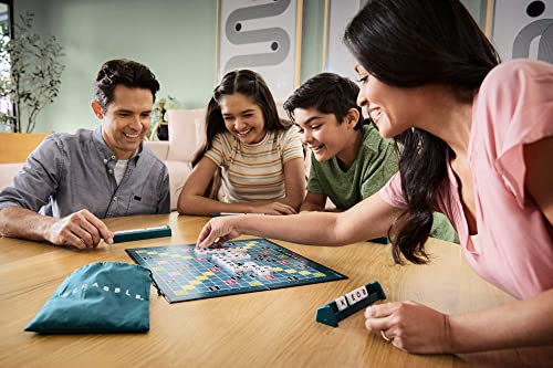 Mattel Games Scrabble original, juegos de mesa para adultos y niños a partir de 10 años (Mattel Y9594)