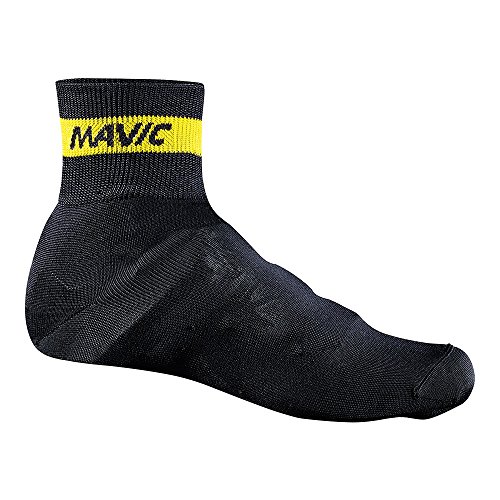 MAVIC - Knit Shoe Cover, Color Negro, Talla UK-3,5