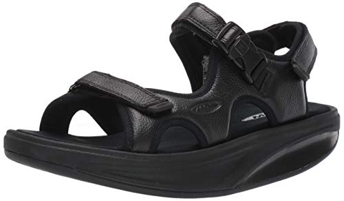 MBT Kisumu 3S M, Sandalias con Punta Abierta Hombre, Negro (Black 03), 42 EU