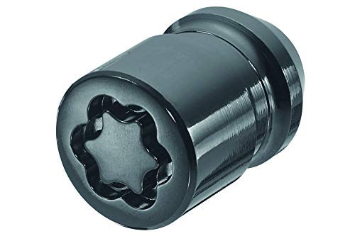 McGard 24137 Sub - Tuercas antirrobo para rueda (base cónica, M12 x 1,5, largo 37 mm, SW 19), color negro