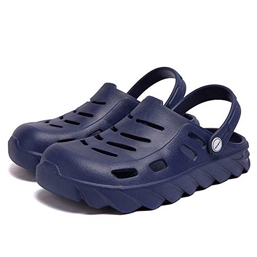 MC.MAZO Zapatillas de estar por casa para hombre, para el jardín y el aire libre., color Azul, talla 41 EU