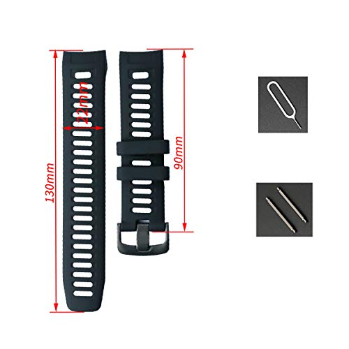 MCXGL - Correa de Silicona Suave para Garmin Instinct Smart Sports Watch