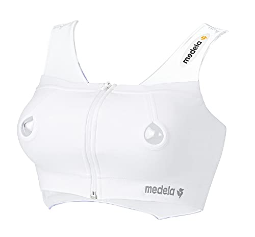 Medela Top Sujetador Manos Libres - Para una extracción de leche cómoda y sin manos, compatible con todos los sacaleches de Medela