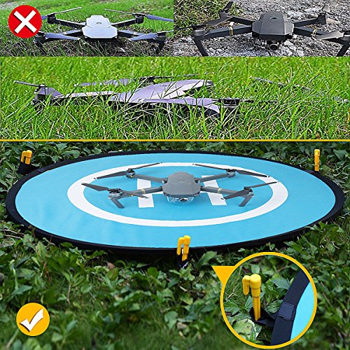 Meersee Drone Landing Pad 75cm Pista de Aterrizaje para dji Phantom 3 Dron Accesorios Plataforma de Dterrizaje para dji Mavic Pro Phantom 3 3 Standard Phantom 4 4 Pro