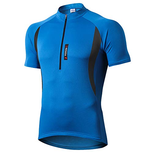 MEETWEE Maillot Ciclismo Hombre, Bicicleta De para Jersey Manga Corta Cómodo Respirable Secado Rápido