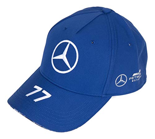 Mercedes-AMG Petronas - Mercancía Oficial de Fórmula 1 2021 Colección - Hombre - Bottas Driver Baseball Cap - Cap - Azul - One Size