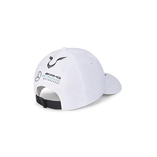 Mercedes-Benz Gorra de béisbol Unisex Mercedes AMG Petronas Lewis BB, Color Blanco, Talla única