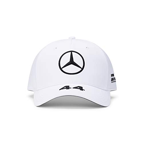 Mercedes-Benz Gorra de béisbol Unisex Mercedes AMG Petronas Lewis BB, Color Blanco, Talla única