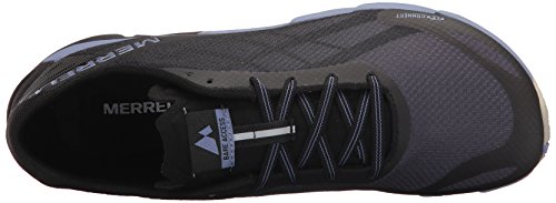 Merrell Bare Access Flex, Zapatillas Deportivas para Interior Mujer, Negro (Black/Metallic Lilac), 38 EU