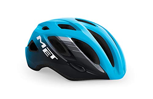 MET Idolo - Casco de ciclismo (talla XL, 60-64 cm), color azul y negro