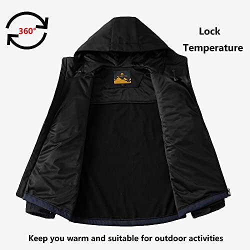 MEYOCEYO Chaqueta Montaña Hombre Invierno Pantalones Softshell Transpirables Chaqueta Trekking Pantalones Senderismo Conjunto Armee-Grün+Armee-Grün 3XL