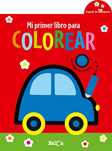 MI PRIMER LIBRO PARA COLOREAR- COCHE