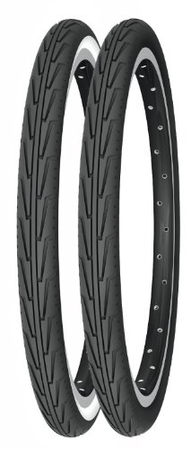 Michelin Diabolo Cubierta Rígida, Rennradreifen City'J, 37-288 (14X1 3/8X1 5/8), Weiãÿ, FA003466033, Blanco, 288-37 (350A)