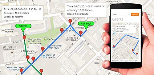 Micro GPS Tracker espía imán Realtime localizador satélite