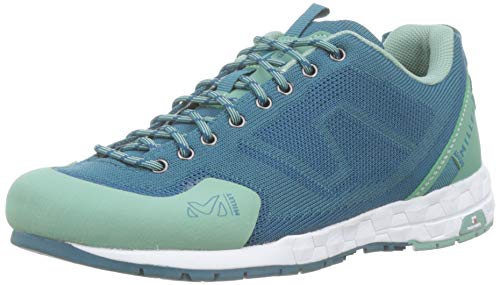 Millet LD AMURI Knit, Zapatillas de Ciclismo de montaña Mujer, Verde (Emerald 6390), 41 1/3 EU