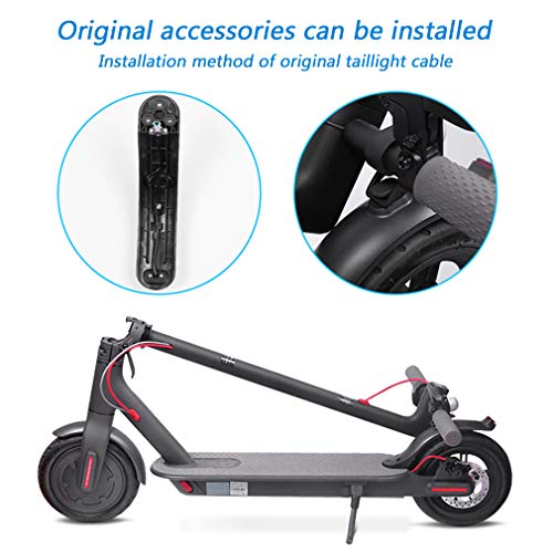 minghaoyuan Guardabarros Xiaomi M365, Guardabarros Xiaomi M365 Deportivo, Adecuado para Xiaomi M365 / M365 Pro Scooter, Guardabarros Trasero, Accesorios De Repuesto para Scooter Eléctrico