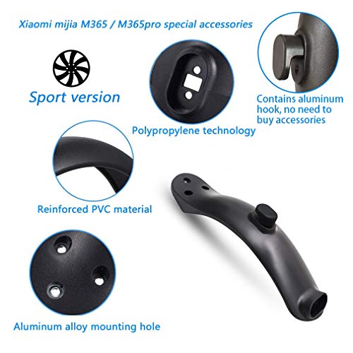 minghaoyuan Guardabarros Xiaomi M365, Guardabarros Xiaomi M365 Deportivo, Adecuado para Xiaomi M365 / M365 Pro Scooter, Guardabarros Trasero, Accesorios De Repuesto para Scooter Eléctrico